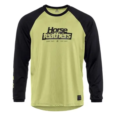 Horsefeathers SPIKE LS Pánský cyklodres, světle zelená, velikost