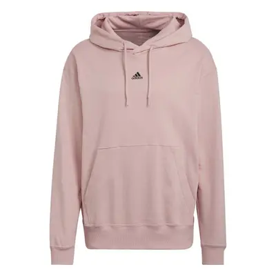 adidas FEELVIVID HOODIE Pánská mikina, růžová, velikost