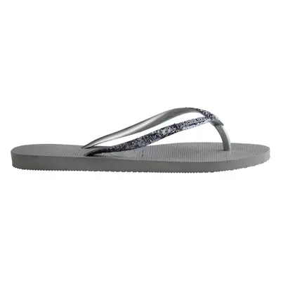 HAVAIANAS SLIM GLITTER II Dámské žabky, šedá