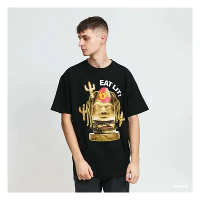 Tričko Urban Classics Eat Lit Oversize Tee Black