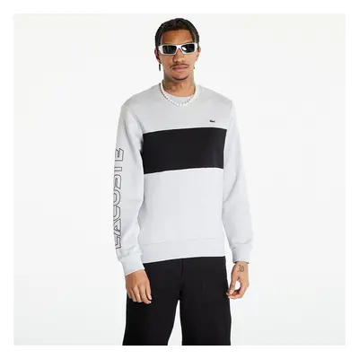 Mikina LACOSTE Men's Sweatshirt Silver Chine/ Black