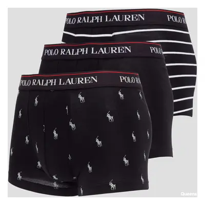 Boxerky Polo Ralph Lauren 3Pack Classic Trunk Black/ White