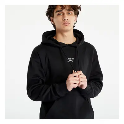 Mikina Reebok Classics Small Vector Hoodie Black/ Chalk