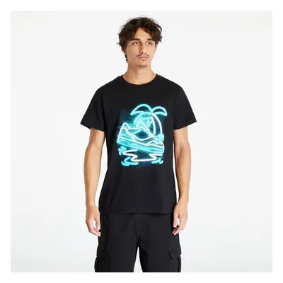 Tričko Urban Classics Palm Sneaker Tee Black