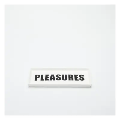 PLEASURES Pleasures Ceramic Tray White