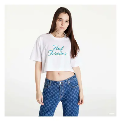 Tričko HUF Forever S/S Crop Tee White