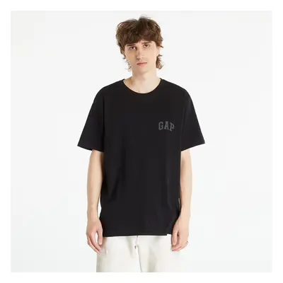 Tričko GAP V-Intx Logo Remix Tee True Black