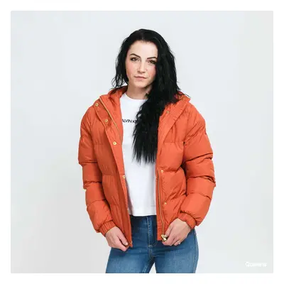 Bunda Urban Classics Ladies Hooded Puffer Jacket Orange