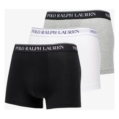 Boxerky Polo Ralph Lauren Stretch Cotton Classic Trunks Grey/ White/ Black