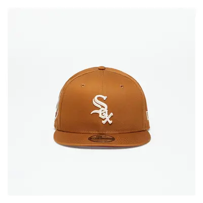 Kšiltovka New Era Chicago White Sox Side Patch 9Fifty Snapback Cap Toasted Peanut/ Stone