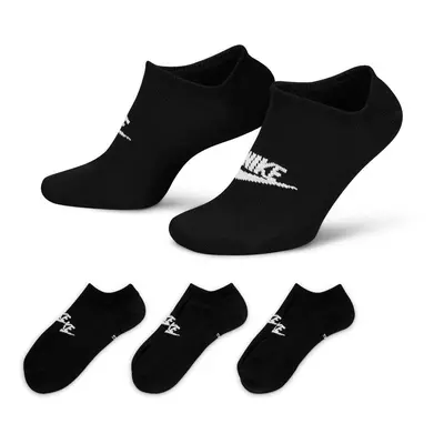 Ponožky Nike Sportswear No-Show Socks 3-Pack Black/ White