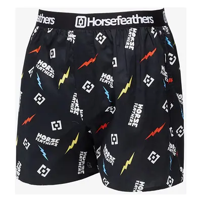 Trenky Horsefeathers Frazier Boxer Shorts Black/ Ignite Print