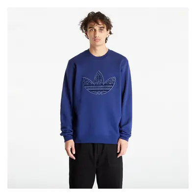 Mikina adidas Applique Crew Dark Blue