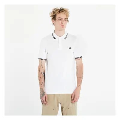 Tričko FRED PERRY Twin Tipped Short Sleeve Tee White