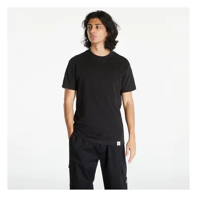 Tričko Calvin Klein Jeans Woven Tab Short Sleeve Tee Black