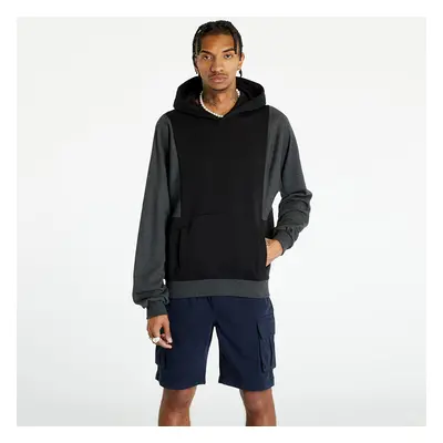 Mikina Urban Classics Cut On Sleeve Hoody Black/ Charcoal