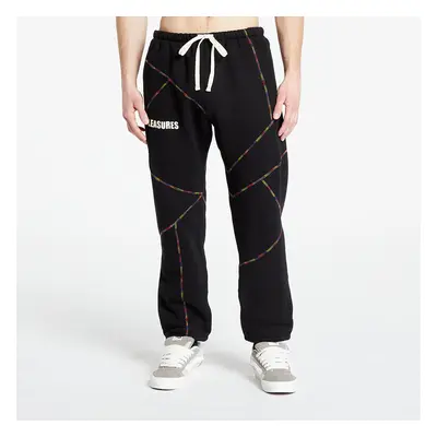 Tepláky PLEASURES Vein Sweatpants Black