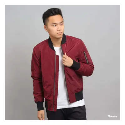 Bunda Urban Classics 2-Tone Bomber Jacket burgundy