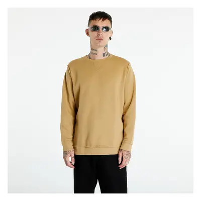 Mikina Urban Classics Oversized Open Edge Crew Warm Sand