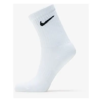 Ponožky Nike Everyday Cushioned Training Crew Socks 3-Pack White/ Black