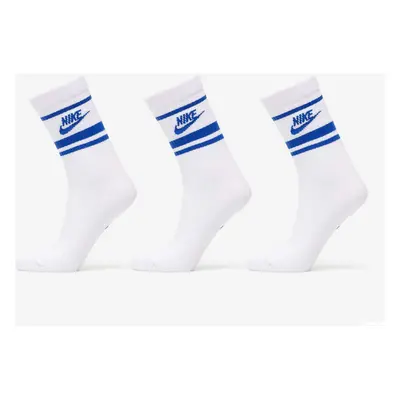 Ponožky Nike NSW Everyday Essential Crew Socks 3-Pack White/ Blue