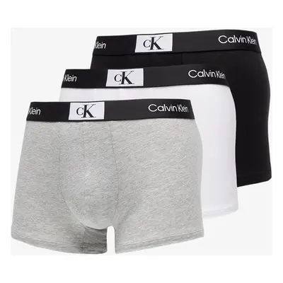 Boxerky Calvin Klein ´96 Cotton Stretch Trunks 3-Pack Black/ White/ Grey Heather