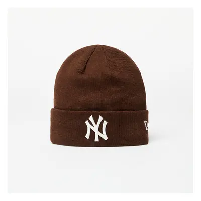 Čepice New Era New York Yankees League Essential Cuff Knit Beanie Hat Nfl Brown Suede/ Off White