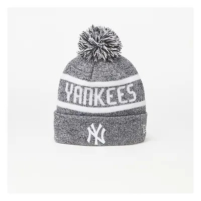 Čepice New Era New York Yankees Jake Bobble Knit Beanie Hat Black/ White