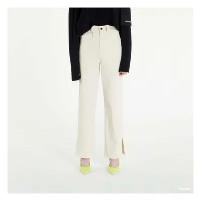 Kalhoty Sixth June Slit Wide Leg Pants Cream