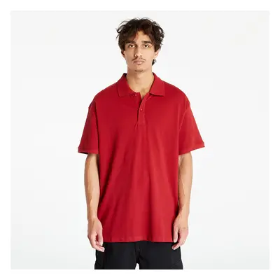 Tričko Urban Classics Oversized Polo Brickred