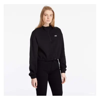 Mikina Vans Left Chest Half Zip Fleece Black