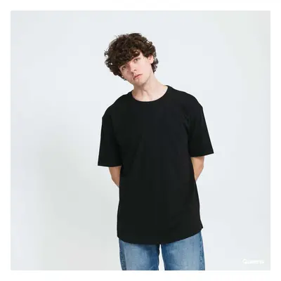 Tričko Urban Classics Organic Cotton Curved Oversized Tee 2-Pack Black