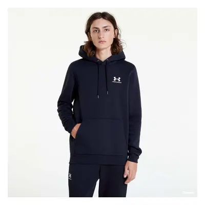 Mikina Under Armour Essential Fleece Hoodie Black/ White