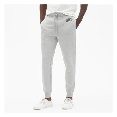 Tepláky GAP V-Heritage Logo Jogger Light Heather Grey