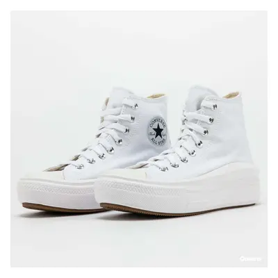 Tenisky Converse Chuck Taylor All Star Move Hi White/ Natural Ivory/ Black EUR