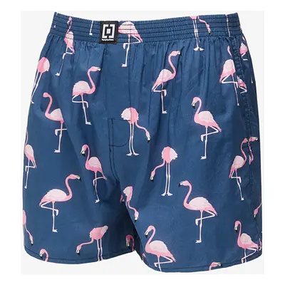 Trenky Horsefeathers Manny Boxer Shorts Blue/ Flamingos Print