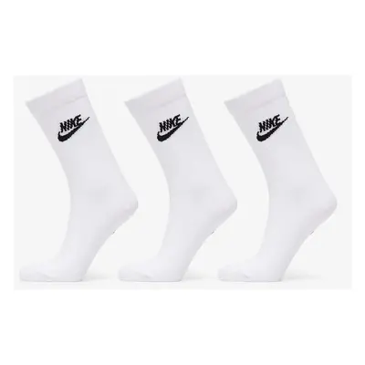 Ponožky Nike NSW Everyday Essential Crew Socks 3-Pack White/ Black