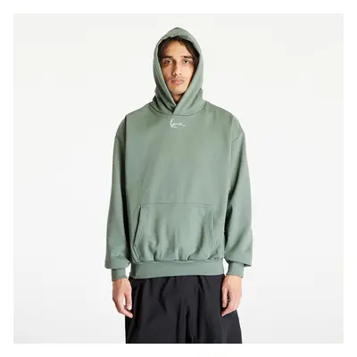 Mikina Karl Kani Small Signature Os Heavy Sweat Hoodie Dusty Green