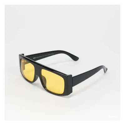 Sluneční brýle Urban Classics Sunglasses Raja With Strap Black/ Yellow