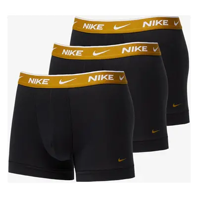 Boxerky Nike Dri-FIT Everyday Cotton Stretch Trunk 3-Pack Black