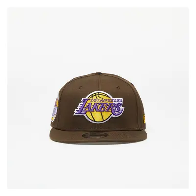 Kšiltovka New Era Los Angeles Lakers Repreve 9FIFTY Snapback Cap Walnut/ True Purple