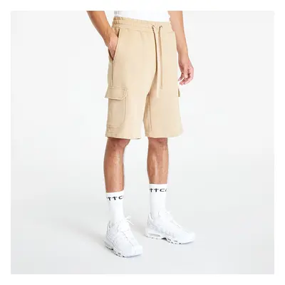 Šortky Urban Classics Organic Cargo Sweatshorts Union Beige