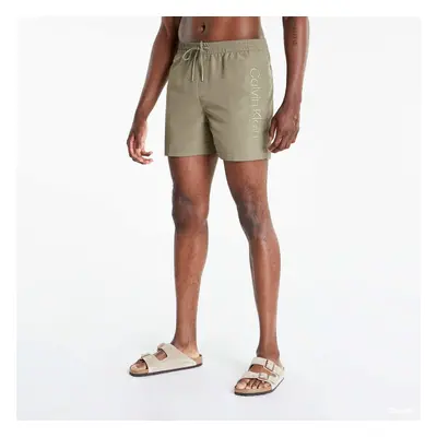 Plavky Calvin Klein Medium Drawstring Swim Shorts Green