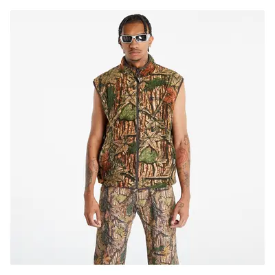 Vesta Gramicci Reversible Fleece Vest UNISEX Leaf Camo