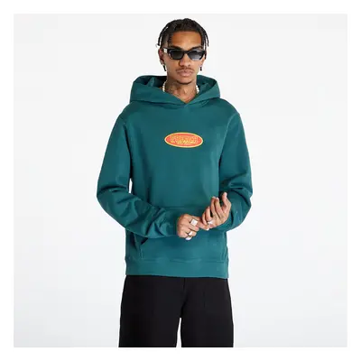 Mikina PREACH Relaxed Oval Logo Hoody University Green