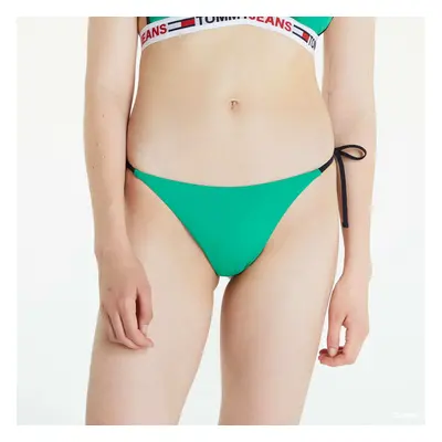 Plavky TOMMY JEANS String Side Tie Cheeky Bikini Green