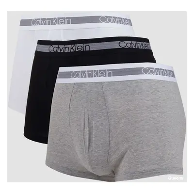 Boxerky Calvin Klein Trunk 3-Pack Melange Grey/ Black/ White