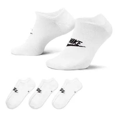 Ponožky Nike NSW Everyday Essential No-Show Socks 3-Pack White/ Black