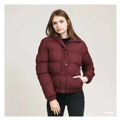 Bunda Urban Classics Ladies Hooded Puffer Jacket Wine