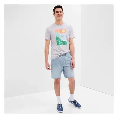 Šortky GAP V-Straight Denim Short Coles Creek Light Wash